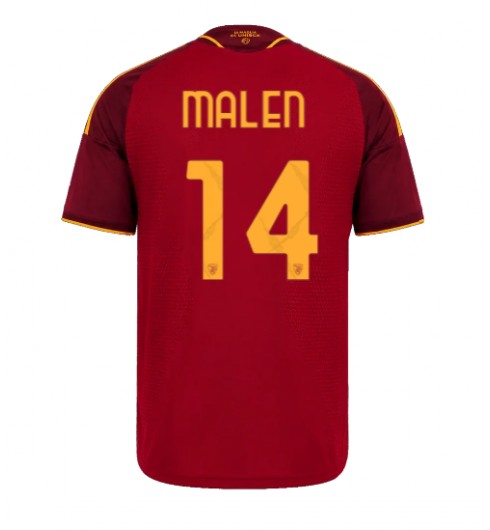 AS Roma Donyell Malen #14 Domácí Dres 2026-27 Krátký Rukáv AS Roma Donyell Malen #14 Domácí Dres 2026-27 Krátký Rukáv